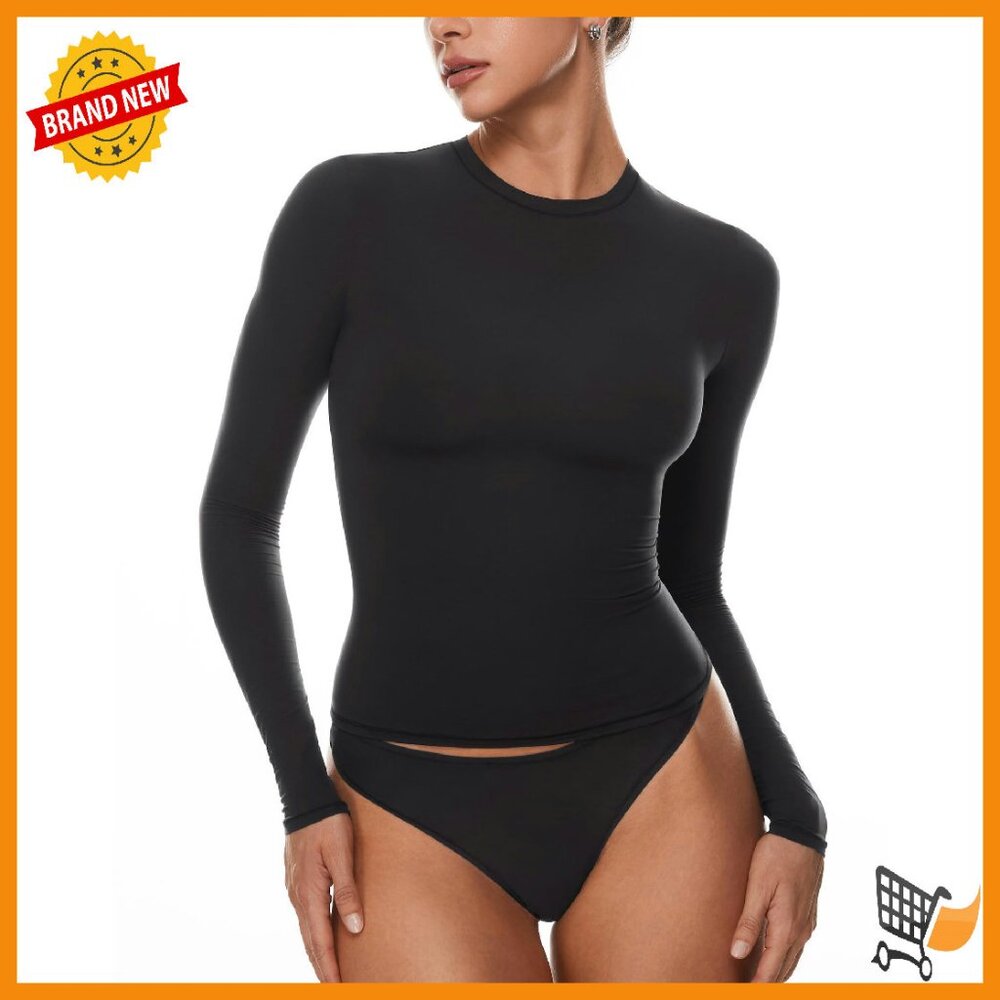 Soft Long Sleeve Slim Fit Tee - Perfect For Workouts & Business Casual